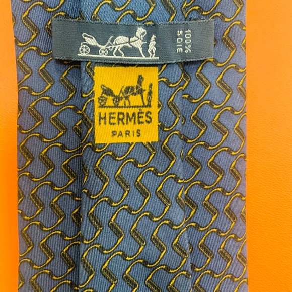 Hermes Silk Neck tie - Picture 4 of 9